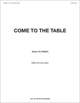 Come to the Table SAB choral sheet music cover